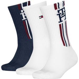 Tommy Hilfiger Giftbox Kindersokken 3-Pack Navy
