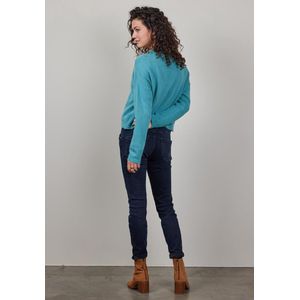 DIDI Dames Cardigan Luce Cashmere in dusty turquoise maat 46/48