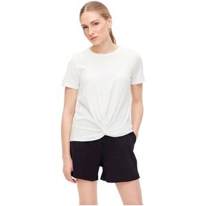Object T-shirt Objstephanie Top Noos 23034453 White Dames Maat - XS