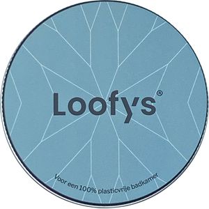 Loofys Zeepblikje Rond Zwart (60ml) - Shampoo & Conditioner Bar Blikje - Herbruikbaar Zeepbakje & Reisblikje - Plasticvrij & Duurzaam