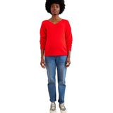 Vertbaudet - Rechte Jeans - Zwangere Mama Model - Licht Gebleekt Effect - Brede Naadloze Band