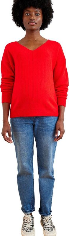 Vertbaudet - Rechte Jeans - Zwangere Mama Model - Licht Gebleekt Effect - Brede Naadloze Band