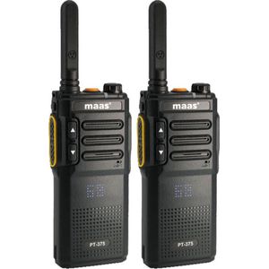 Maas PT-375 Portofoonset - Walkie Talkie - PMR446 - 2 Stuks