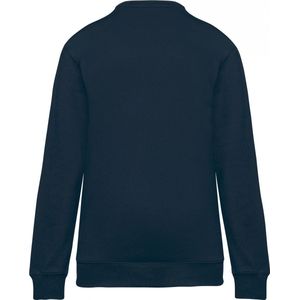 Sweatshirt Unisex L WK. Designed To Work Ronde hals Lange mouw Navy / Silver 70% Polyester, 30% Katoen