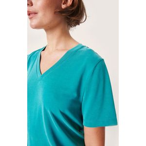 SOAKED IN LUXURY - slcolumbine loos fit v-neck ss