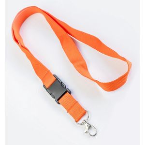 Oranje keycord, per stuk