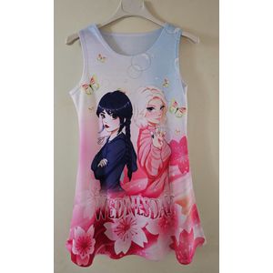 Wednesday Meisjes Jurkje Vriendinnen en Vlinders Maat 158