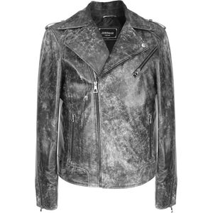 Gewatteerd herenjack van leer - Modieuze leren jas voor heren