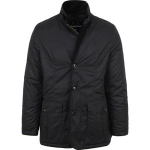 Barbour - Lutz Wax Jas Navy - Heren - Maat M - Regular-fit