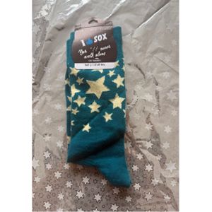 Kunstsokken - i Like Socks -Stars Blauw - Gratis, tweede paar verrassingsdesign