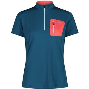 Cmp 3c89456t Free Bike Korte Mouw Wielertrui Blauw M Vrouw