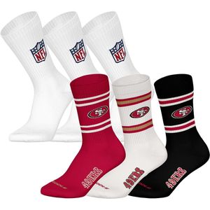 NFL Sokken NFL 6Pack Crew Socks Set van 6
