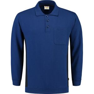 Tricorp 302001 Polosweater Bicolor Borstzak - Koningsblauw/Marineblauw - 7XL