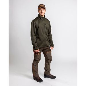 Pinewood Furudal Frazer Sweater Powerfleece - Dark Mosgreen