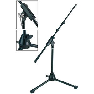 Boston MS-1325-BK Stage Pro Series microfoonstatief met uitschuifbare hengel zwart