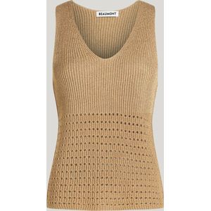 Beaumont Aria Top Sand - Singlet Voor Dames - Beige - S