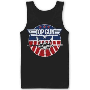 Top Gun Tanktop -2XL- Tomcat Zwart