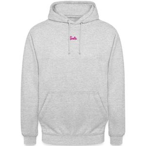 Barbie Logo Klein Borduurwerk Hoodie unisex