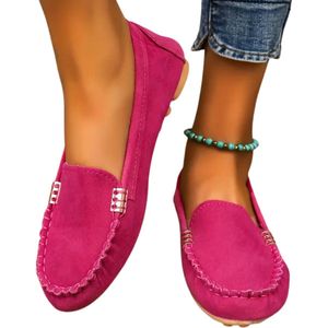 Bovista Loafers Dames - Met Hak - Damesschoenen - Instappers - Roze - Maat 36