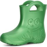 Ladeheid - LA-CA-Frog Kinder Regenlaarzen - Rubber - Smaragdgroen - Lichtgewicht