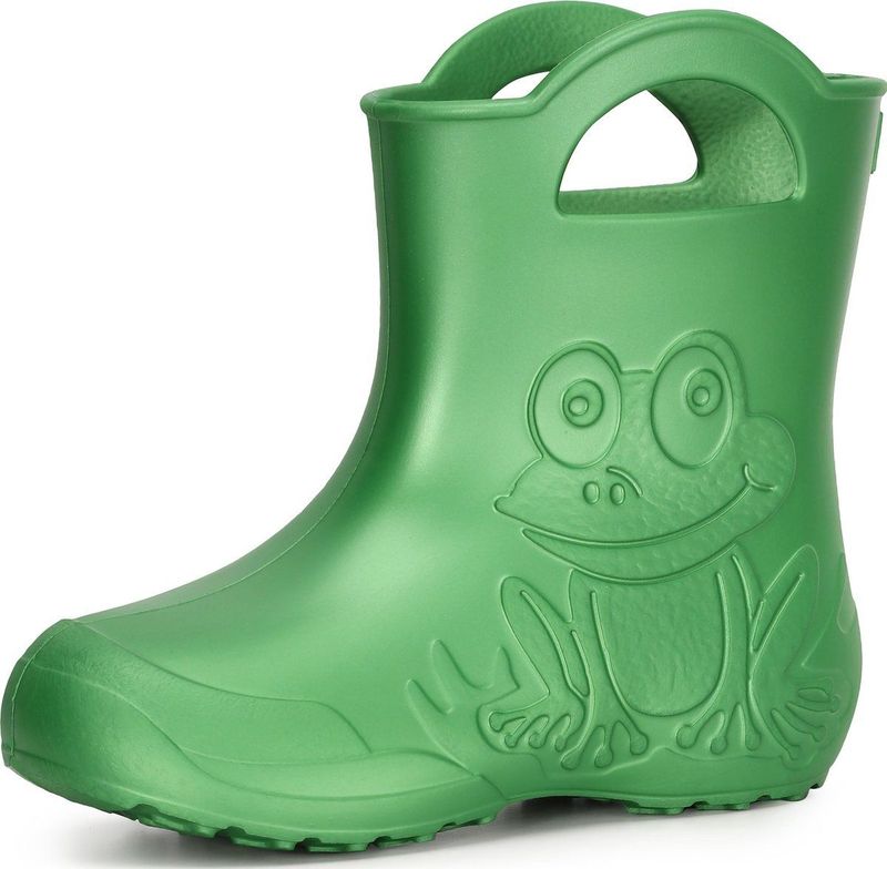 Ladeheid - LA-CA-Frog Kinder Regenlaarzen - Rubber - Smaragdgroen - Lichtgewicht