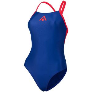 Aquasphere Essential Fly Back - Badpak - Dames - Blauw/Rood - 40