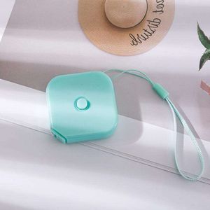 1 stuk Meetlint - Rolmaat - 150 cm -meetlint lichaam - meetlint kleding - flexibel meetlint - BMI rolmaat - centimeter meetlint - lichaam meetlint- Groen