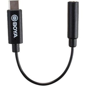 Boya Audio-adapter By-k6 Universeel Dji Osmo Pocket 3,5 Mm Zwart