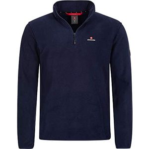 Heren Fleece Sweater met Halve Ritssluiting voor Herfst en Winter