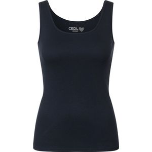 CECIL Linda top Dames Top - donker blauw - Maat XL