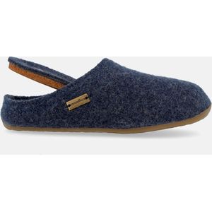 Haflinger Everest Classic Pantoffels - Kleur Blauw grijs - Maat 38