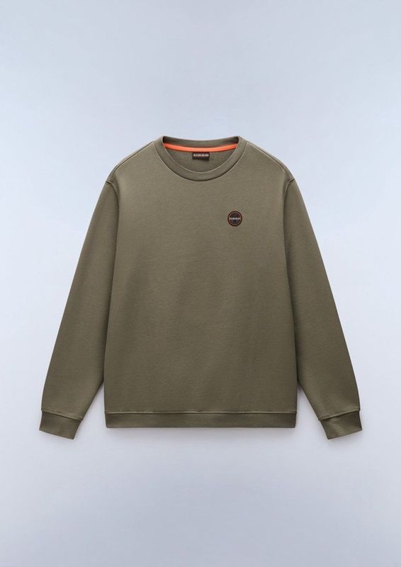 Napapijri - B-Badge Crew 1 - Trui - Bruin/Grijs