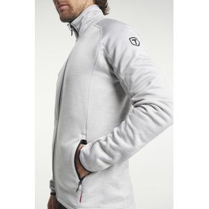 Tenson TXlite Midlayer Zip Heren 465017401 - Lichtgrijs - L