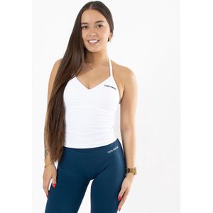 Divinity Top | CAPO FINALE - Sportbra's | XS | Kleur Wit | Sportkleding | Activewear | Gymkleding | Fitnesskleding | Sportoutfit | Fitness | Hardlopen | Crossfit | Yoga | Pilates | Krachttraining