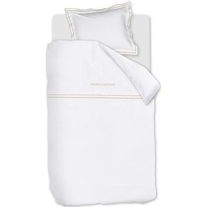 Rivièra Maison - Salute Dekbedovertrek - Wit - 100% Katoen