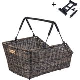 Basil Cento S fietsmand achter MIK, zwart