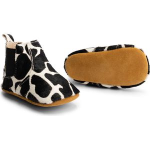 Supercute enkelaarsjes Chelsea boots dierenprint giraffeprint 6 - 12 maanden maat 19