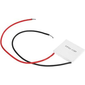 Thermo-elektrische koeler 12V 3A - TEC1-12703 Peltier koellichaam - Koeling voor Peltier-plaatmodule - 40 x 40 mm - Peltier Elemente koellichaamkoeler .