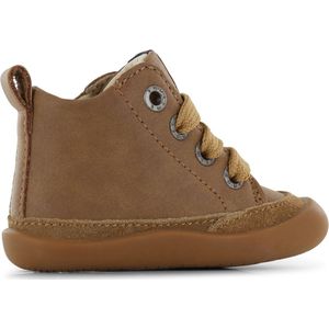 Baby | Veterschoenen | Jongens | Cognac | Leer | Shoesme | Maat 24