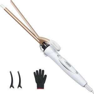 Professionele Keramische Krultang 9 mm - Snel Opwarmen en Temperatuur Instelbaar voor Perfecte Krullen