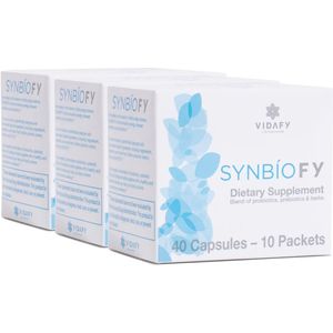 3x SYNBIOFY – 40 capsules per doos | Vidafy
