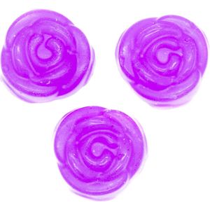 Wax melts Roosje 3 stuks Paars Lavendelgeur