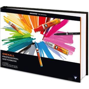 Molotow ONE4ALL™ Professional Sketchbook - Schetsboek - Mixed Media - A4 Landschap