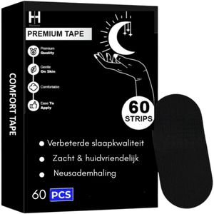 Harmoni® Mondtape - 60 Stuks - Anti Snurk Mond Tape - Myotape - Mondtape Slaap - Mondpleisters Tegen Snurken - Premium Kwaliteit - Pijnloos Verwijderen