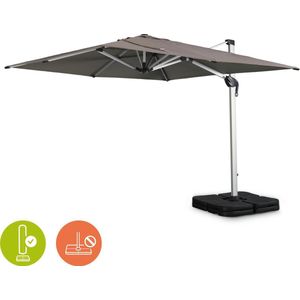 sweeek - Zweefparasol pyla led, 3x3m