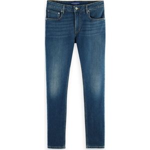 Scotch & Soda Essentials Skim in Biologisch cotton — Classic Blue Heren Jeans - Maat 29/32