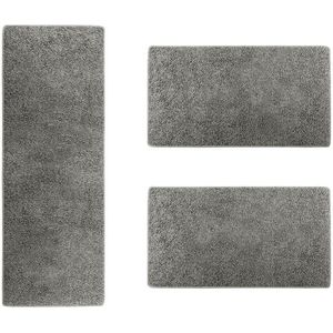 Karat Slaapkamen vloerkleed - Barcelona - Grijs - 1 Loper 80 x 300 cm + 2 Loper 80 x 150 cm