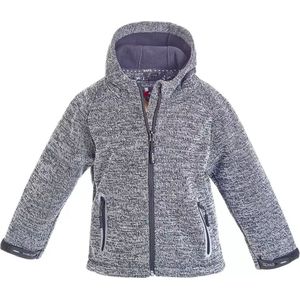 BMS Softknit Kapuzenjacke Kids Anthrazit-98
