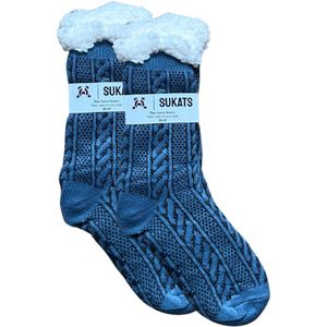 BLACK FRIDAY - Sukats® Huissokken - Homesocks - Maat 36-41 - Dames Huissokken - Antislip Sokken - Fluffy Sokken - Slofsokken - Variant 101 - Meerdere Maten en Varianten - Verwarmde Sokken
