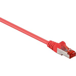 S/FTP CAT6 Gigabit netwerkkabel / rood - LSZH - 30 meter